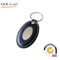 Hot Selling Compectitive PU Leather Metal Key Ring (Y02158)